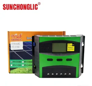 FT-C1250 50A PWM Solar Charge Controller 12V/24V LCD Display Backlight 1875W Max PV Power for Lead Acid/AGM/Gel