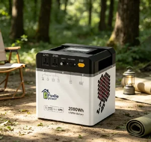 FXX-1000W-PST 1000W Peak 2000W 2000Wh LiFePO4 Portable Power Station UPS Solar Generator Pure Sine Wave Inverter Smart