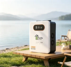 FXX-2000WH-PST 1000W 2000Wh All-in-One Portable Power Station Pure Sine Wave LiFePO4 Solar Generator Multiple Output