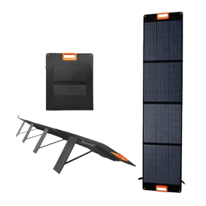 Factory 100W Foldable Solar Blanket Portable Solar Panels Kit Outdoor Solar Charger for Portable Power Station Outdoor Camera