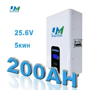 Factory 25.6V LiFePO4 Solar Battery Pack OEM ODM 5KWh 200Ah Split Home Energy Storage System Hybrid Grid CAN Communication