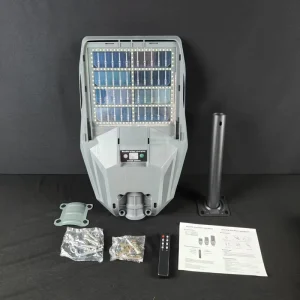 Factory 300W Solar LED Flood Light Double-Sided Solar Charging IP65 ABS Remote Control