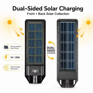 Factory 400W High Efficiency Customizable Solar Street Light IP65 Waterproof With Solar Panels