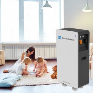 Factory All-in-One Solar Battery 15kWh Lithium 51.2V 200Ah 300Ah Stacked Lifepo4 Inverter CAN Wall-Mounted Hybrid