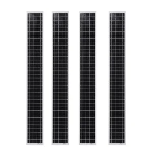 Factory Custom Long Strip Solar Fence 2 Meter 65w ETFE Flexible Solar Panel *182mm Shenzhen Factory
