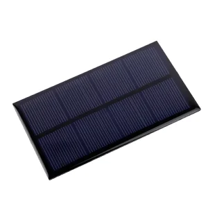 Factory Custom Small Solar Cells 0.5W 5V Mini Polysilicon PERC Solar Panels 72x58mm for 3.7V Battery Charger