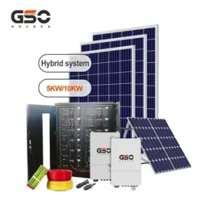 Factory Customized Hybrid Solar System on and Off Grid 10KW Solar Power System