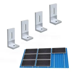 Factory Customized Zinc Aluminum Magnesium Alloy Roof Mount Solar Panel PV Module Frame System 25 Year Warranty Hot Dip 56M S