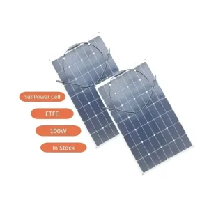 Factory Direct 100W 33V Flexible Solar Panel with Silicon Cells