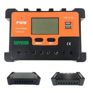 Factory Direct 12V/24V 10A/20A/30A/40A Auto-Switch LCD Display PWM Solar Charge Controller