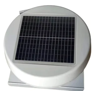 Factory Direct 25W All in One Home Use Air Ventilator Solar Panel DC Heat Extractor Residential Sun Roof Attic Vent Fan