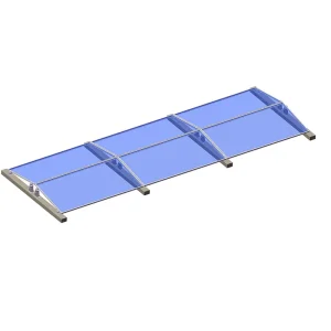 Factory Direct East-West Solar Mounting System for Flat Roof or Flat Ground
