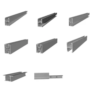 Factory Direct Rail Kit for Solar Panel Mounting, Aluminum Rails