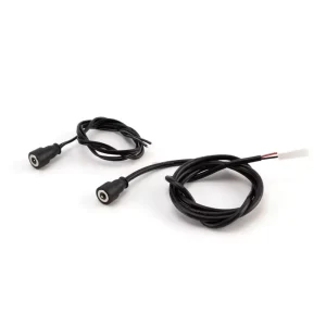 Factory Direct Sale LED Lighted Copper Waterproof IP64 Solar Power System Extension Cord Cable 2A Rated Current Male/Female