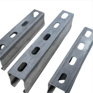 Factory Direct Sale Solar C-Profile Zn-Al-Mg Coated High Quality China Steel PV Solar Panel Mounting Fixed Structure