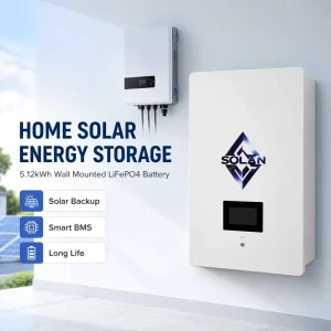 Factory Direct Sales Wall Mounted 200 Ah Lithium Battery Hybrid Solar Energy System 51.2V 10kwh Home Battery