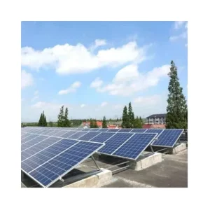 Factory Direct Supply Adjustable Tripod Structure Flat Roof Solar Panel Mounting Racking System Zinc Aluminum Magnesium Alloy