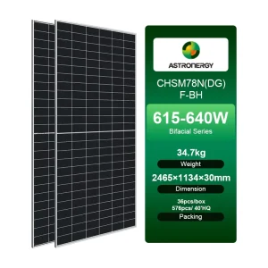 Factory Direct Tier 1 615W 625W 630W 635W 640W High-Efficiency Solar Panel