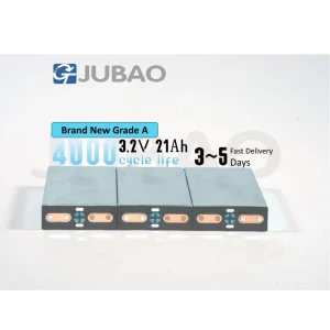 Factory Grade a 3.2V 21Ah LiFePO4 Battery Cell Jubao Lithium Iron Phosphate Cell for Solar Energy Storage