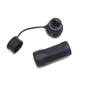 Factory Inverter Communication Network Port RJ45 Male Female Waterproof IP68 Cable Connectors for PV Solar COM Port