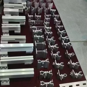 Factory Jingshuo High Quality Hot Dip Galvanized Durable Easy Install Photovoltaic Solar Mounting System Aluminum Rail