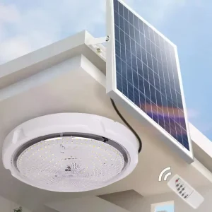 Factory LED Indoor/Outdoor Solar Ceiling Light with Remote Control for Home Lighting