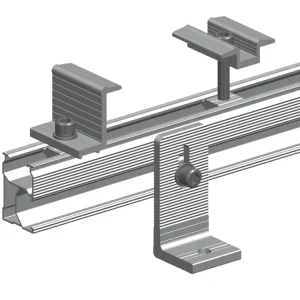 Factory Pitched Roof Solar Aluminum Rail PV Mounting System