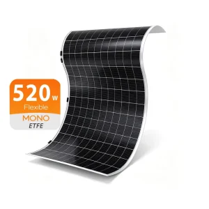 Factory Price 520W Light Weight Rollable Thin Film Flexible Home Use Solar Roof Solar Panels Flexible Solar Panels