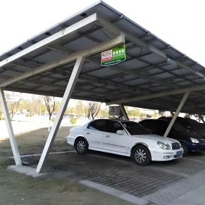 Factory Price Carport Mounting System Photovoltaic Rack V Shaped Car Park Metal Rack Steel Carport Racking Structure Roof Solar