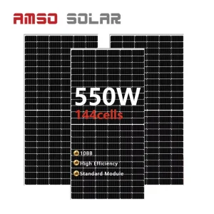 Factory Price Paneles Solares 550 Watts 550w Solar Panel Solar Panel 550w with 30 Years Warranty