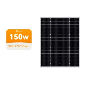 Factory Price Solar Panel 150W in Stock Photovoltaic Panel Monocrystal Solar Panels