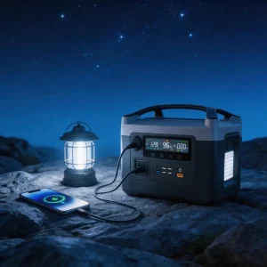 Factory Solar Emergency Portable Power Station 600W LiFePO4 Battery Portable Solar Generator for Outdoor Camping Home