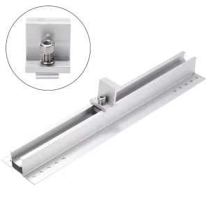 Factory Supply Aluminum Solar End Clamp PV Solar Mounting Accessories for System
