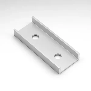 Factory Supply Stainless Steel Anodized Solar Mounting Rail Connector for PV Bracket System Solar Carport Metal Roof