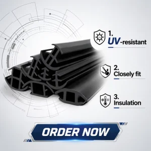 Factory UV Resistant Block Rainwater Dust Closely Fit For PV Mounting System Filling EPDM Solar Panel T Sealing Strip