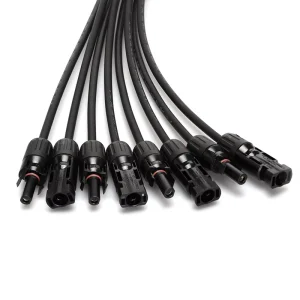 Factory Wiring Cables With Connector Price Copper Solar PV Connector Y Branch Solar 4 in 1