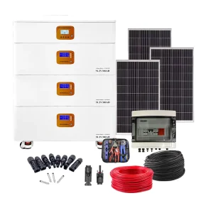 Family Solar Generation System Household Off Grid Photovoltaic All in One Energy Storage Inverter Lithium Ion Wi Fi