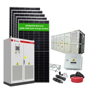Farm Use 1 MW Off Grid Solar System Complete Kit Agricultural Power Supply 1MW Container ESS BESS Storage System