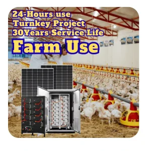 Farm Use Complete 100/200/300kw Solar Power Modular PCS LiFePO4 ESS Battery Pack Container Industrial Power System