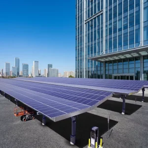 Fast Assembly Pre Fabricated Modular Hot Dip Galvanized Solar Carport Mount System