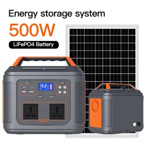 Fast Charging 600w Mobile Phone Golden Supplier Camping 500W Portable Power Station Solar Generator with Led Lcd Display UPS