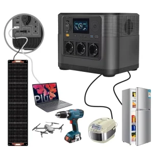 Fast Charging AC DC Portable Rechargeable Generator 110V 220V 1200W 2000W Portable Power Station