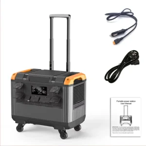 Fast Charging Multi Function Outdoor Solar Panel Portable Backup Camping Travel Home Appliances 3000W LiFePO4 Battery Supply