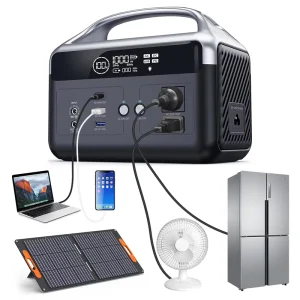 Fast Charging Solar Generator 300W 268.8Wh Outdoor Portable Lithium Battery Power Station for Camping