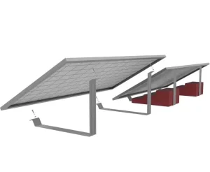 Flat Roof Mounting Steel Solar Mount Kit Solar Mounting System