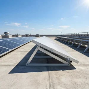 Flat Stainless Steel and Aluminum Solar Mounting Bracket for Roof PV Systems