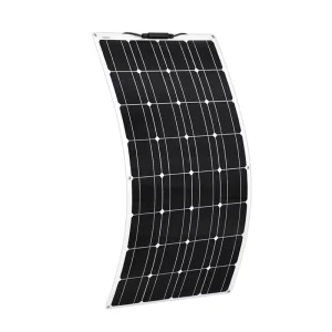 Flexible Monocrystalline Silicon 21% High Efficiency ETFE PET 100W Semi Flexible Marine Solar Panels Flexible Photovoltaic Cells