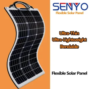 Flexible Monocrystalline Silicon Solar Panels 30W 520W PV Modules 23% Efficiency