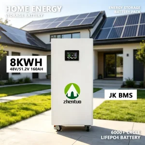 Floor Mounted 51.2V 160Ah 8Kwh LiFePO4 Solar Battery for Holiday Home Winter Heating Support