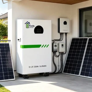 Floor Movable 16.89kWh Residential Lithium Battery Pack Long Cycle Life for Off Grid & Grid Tied Solar Systems